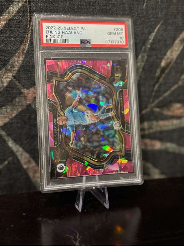 2022-23 Panini Select - Erling Haaland Pink Ice PSA 10 GEM MT - Man City