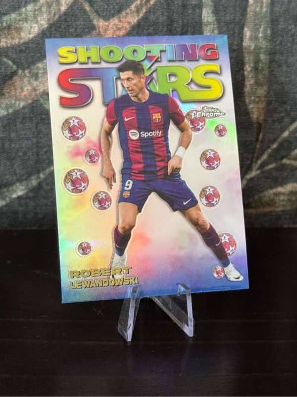 2024 - Topps Chrome - Robert Lewandowski Shooting Stars - Barcelona