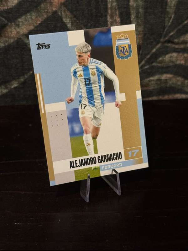 2024-25 Topps Argentina Team Set - Garnacho Base Card