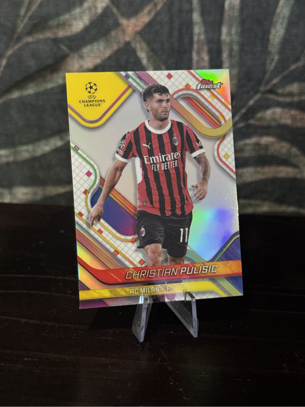 2024-25 Topps Finest - Christian Pulisic Refractor - AC Milan