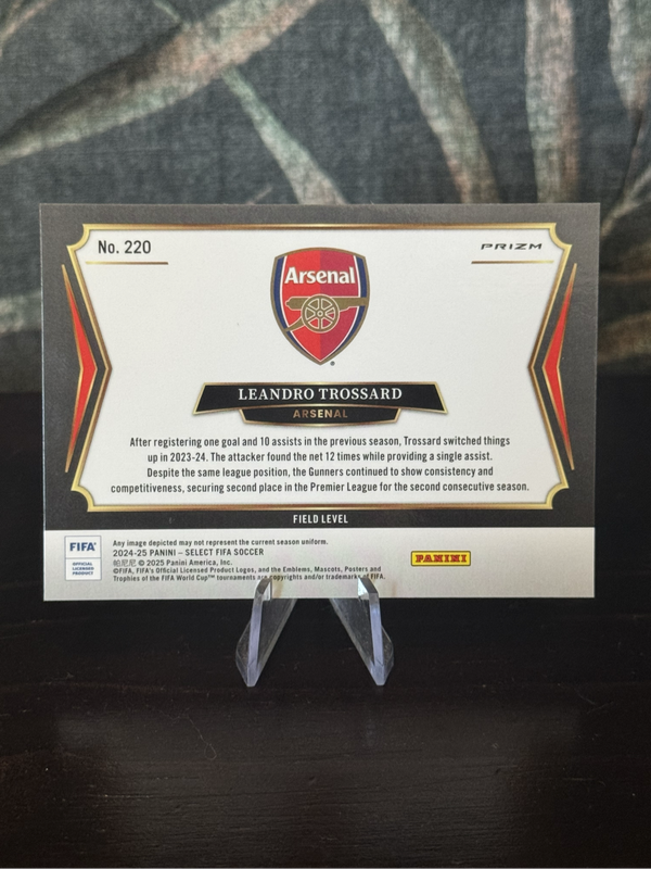 2024-25 Panini Select - Leandro Trossard Field Level Prizm - Arsenal