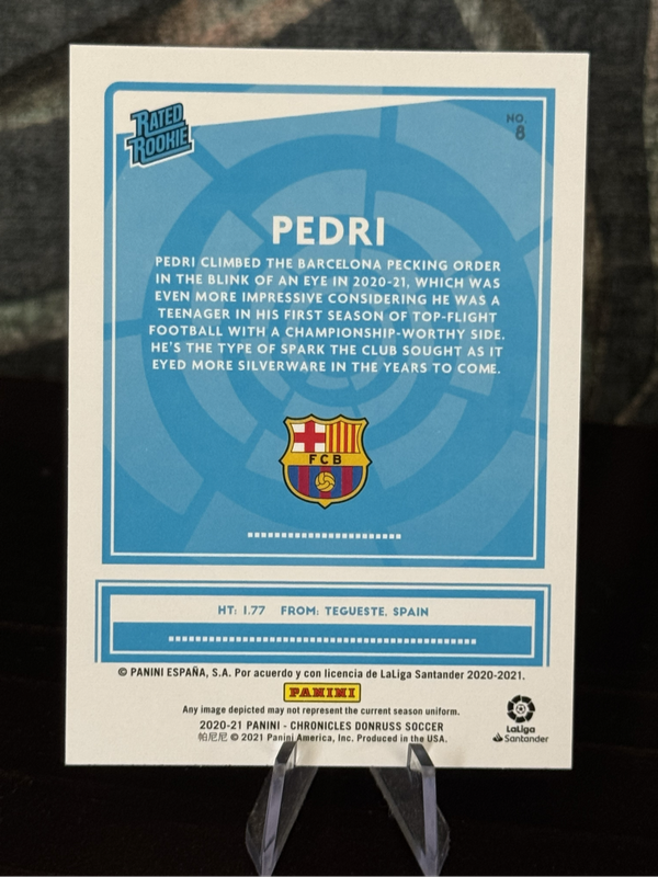 2020-21 Panini Donruss - Pedri Rated Rookie - Barcelona