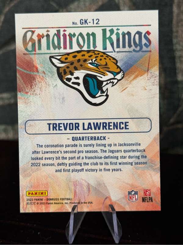 2023 Panini Donruss - Trevor Lawrence Gridiron Kings - Jaguars