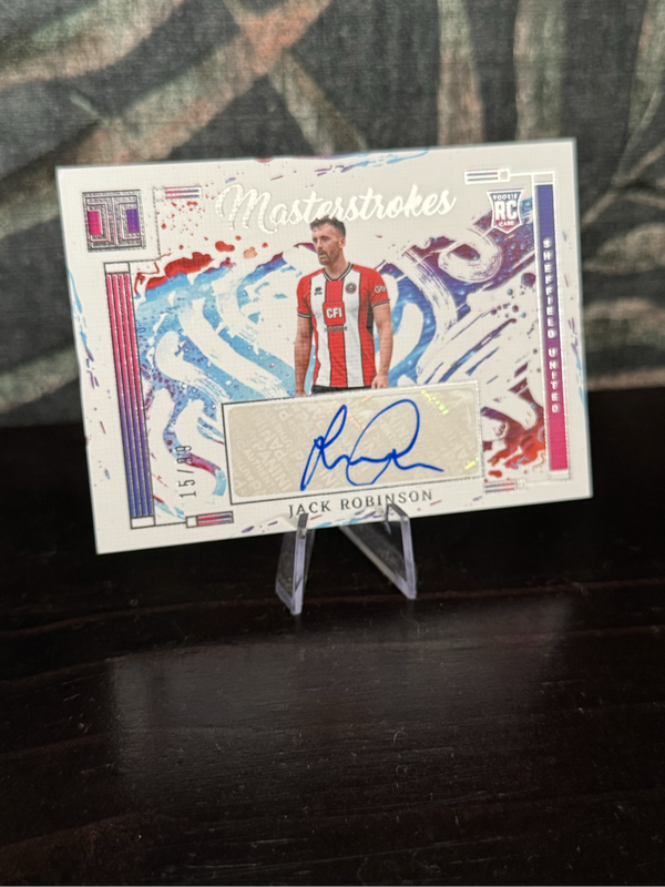 2023-24 Panini Impeccable - Jack Robinson Masterstrokes AUTO /99 - Sheffield Utd