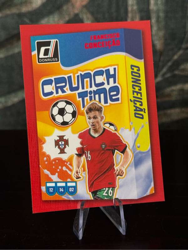 2024-25 Panini Donruss - Francisco Conceição Crunch Time Red & Base - Portugal