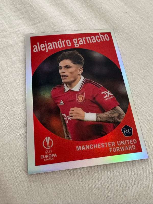 2022-23 TOPPS Chrome UEFA Club Competitions 1959 - Alejandro Garnacho RC Rookie