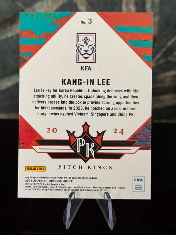 2024-25 Panini Donruss - Kang-In Lee Pitch Kings Red/Base - Korea