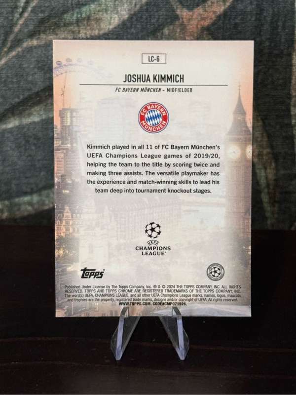 2024 Topps Chrome - Joshua Kimmich London Calling - Bayern Munich