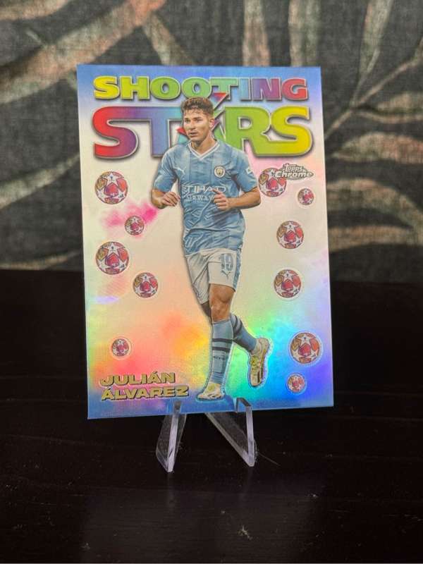 2024 Topps Chrome - Julian Alvarez Shooting Stars - Man City