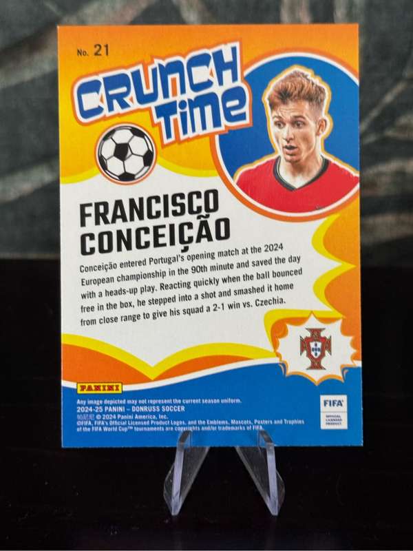 2024-25 Panini Donruss - Francisco Conceição Crunch Time Red & Base - Portugal