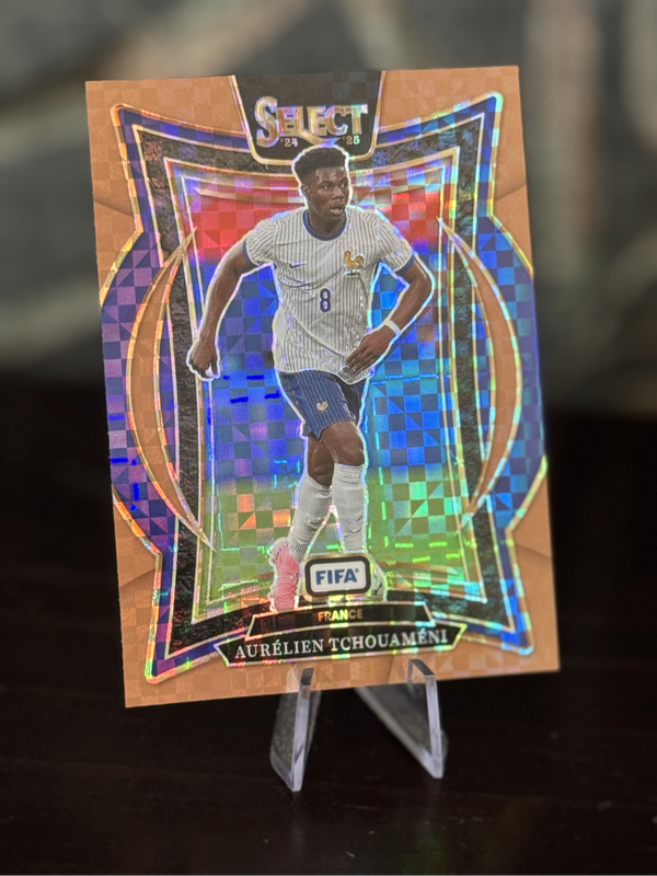 2024-25 Panini Select - Aurelien Tchouameni Bronze Prizm 34/75 - France