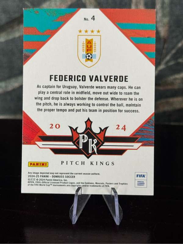 2024-25 Panini Donruss - Federico Valverde Pitch Kings - Uruguay