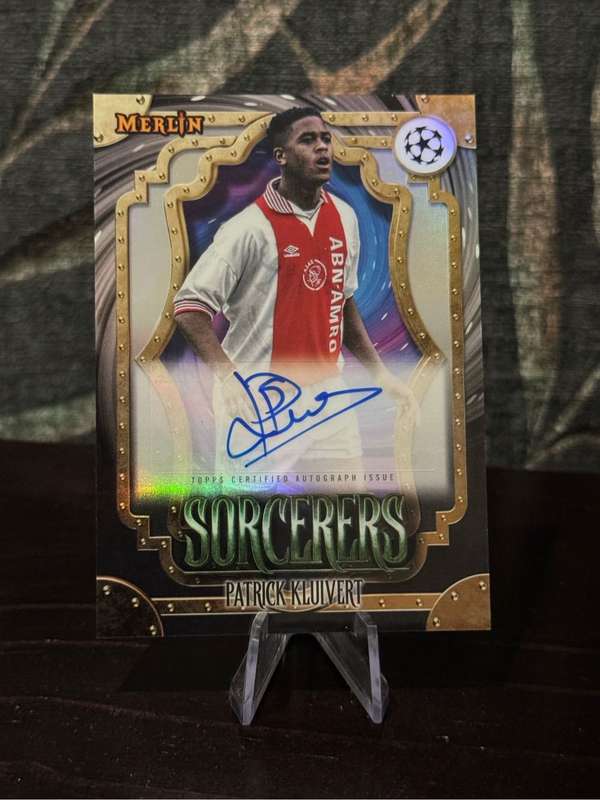 2024 Topps Merlin - Patrick Kluivert Legend Sorcerers AUTO - Ajax