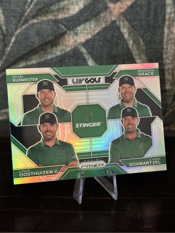 2024 Panini Liv Golf - Stinger GC Team Refractor - Oosthuizen, Grace, Schwartzel & Burmester