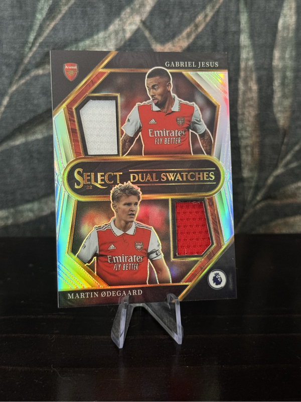 2022-23 Panini Select - Jesus & Odegaard Dual Swatches - Arsenal