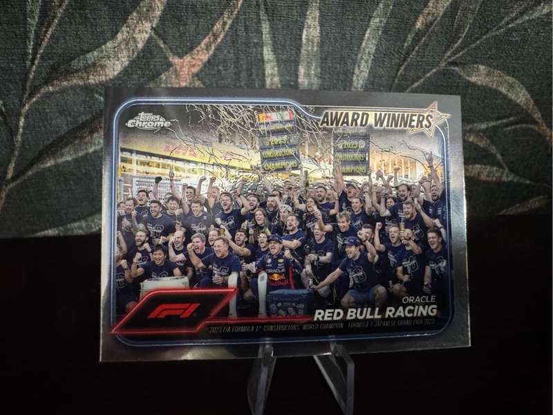 2024 - F1 Topps Chrome - Red Bull Mix (Max -1, Perez - 3, Red Bull Team - 1)