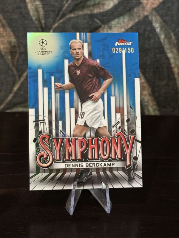 2024-25 Topps Finest - Dennis Bergkamp Symphony 029/150 - Arsenal