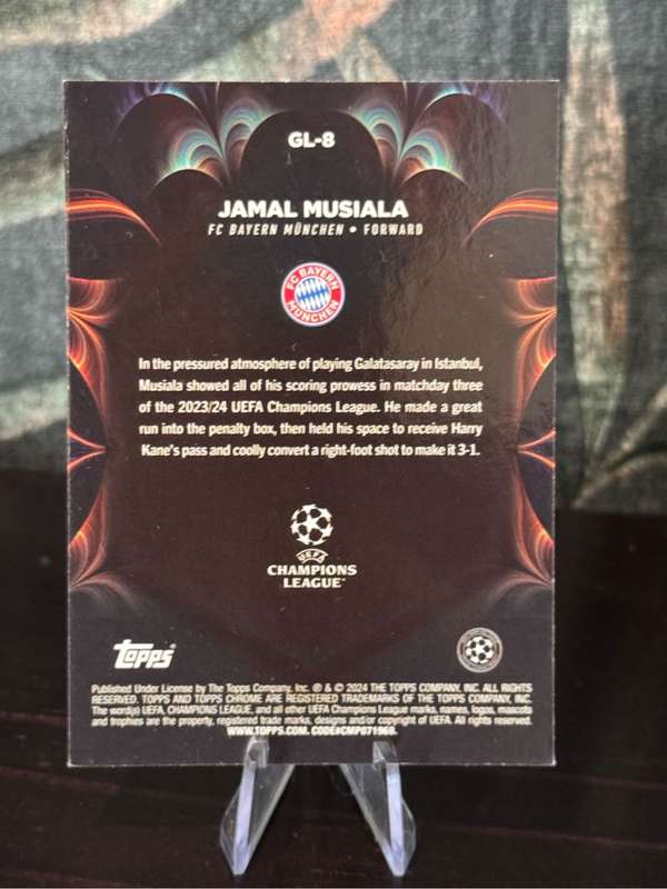 2024 Topps Chrome - Jamal Musiala Golazo - Bayern Munich