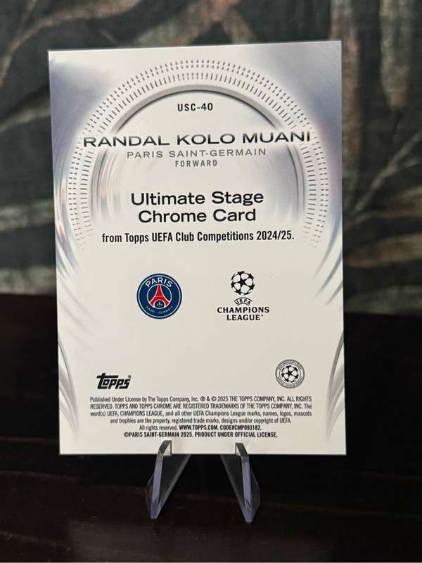 2025 Topps Ultimate Stage - Randal Kolo Miami - PSG