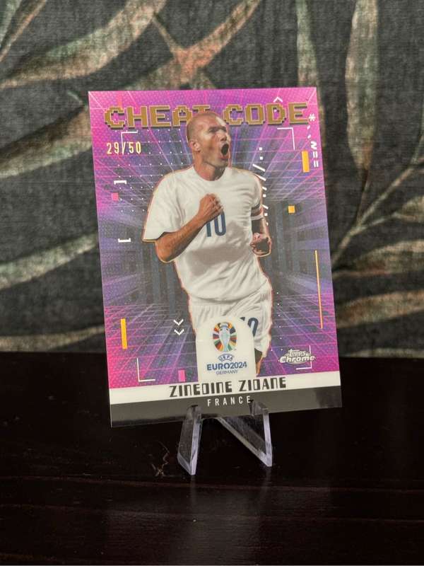 2024 Topps - Zinedine Zidane Cheat Code 29/50 - France