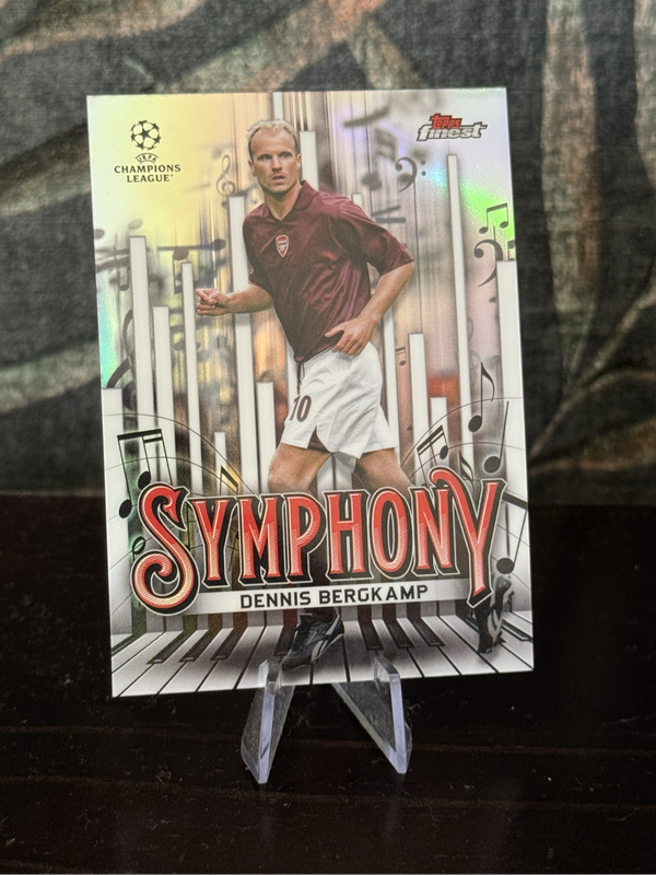 2025 Topps Finest - Dennis Bergkamp Symphony Refractor - Arsenal