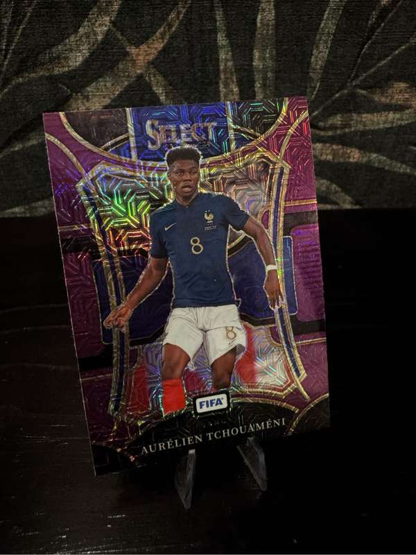 2023-24 Panini Select FIFA - Purple Mojo Bundle (Tchouameni, Saka, Ducksch & Martinelli)