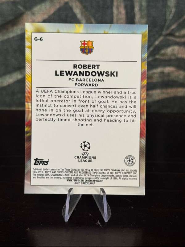 2023 Topps Chrome - Robert Lewandowski Golazo - Barcelona
