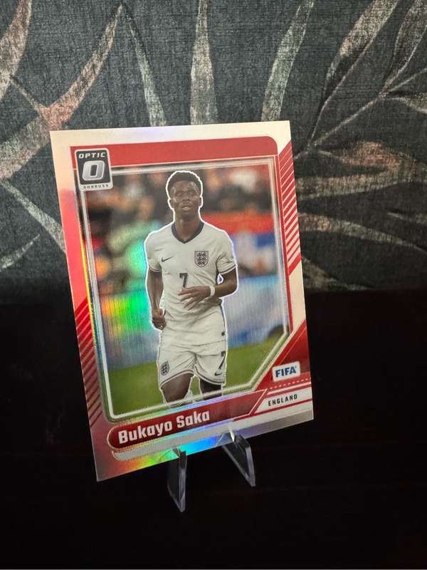 2024-25 Panini Donruss - Bukayo Saka x3 (Optic, Silver & Magicians) - England