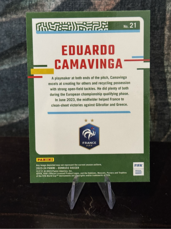 2023-24 Panini Donruss - Eduardo Camavinga Optic - France