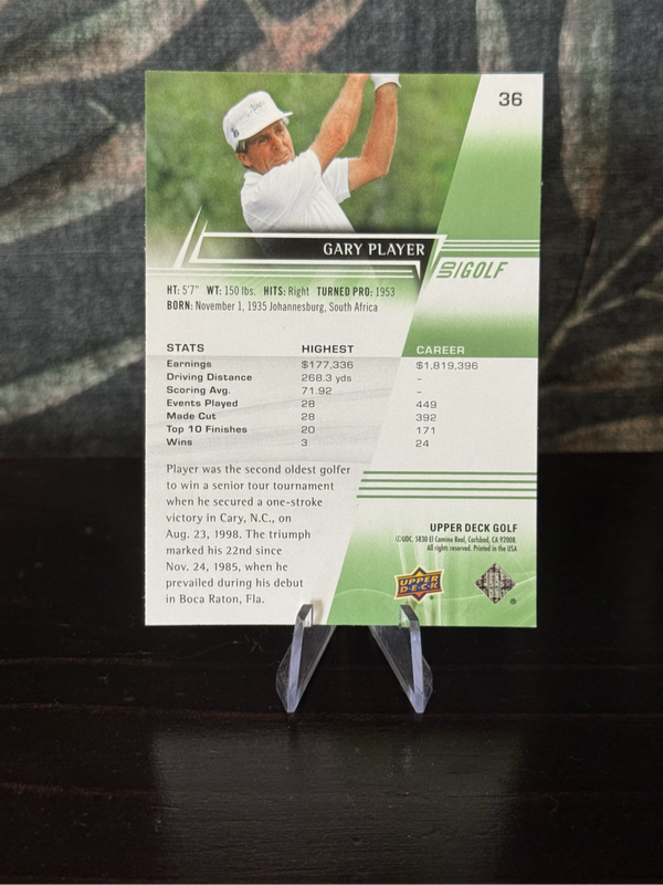 2024 Upper Deck Golf - Gary Player