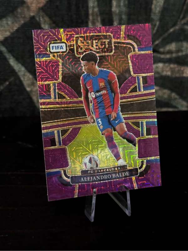 2023-24 Panini Select Purple Mojo Bundle (Saka, Balde, Martinelli & Vos)