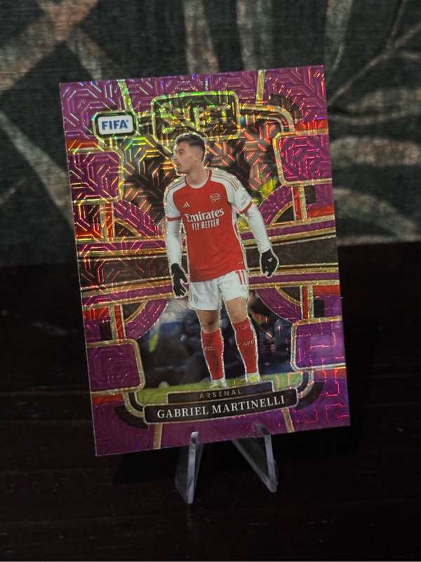 2023-24 Panini Select FIFA - Purple Mojo Bundle (Tchouameni, Saka, Ducksch & Martinelli)