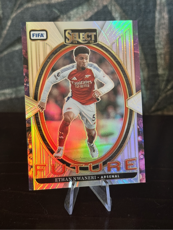 2024-25 Panini Select - Ethan Nwaneri Future Prizm - Arsenal