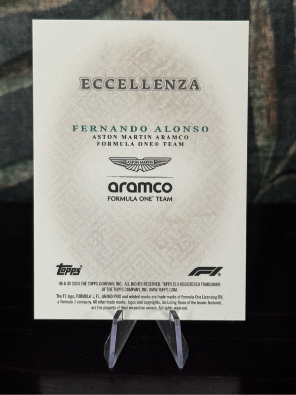 2024 Topps Eccellenza - Fernando Alonso - Aston Martin