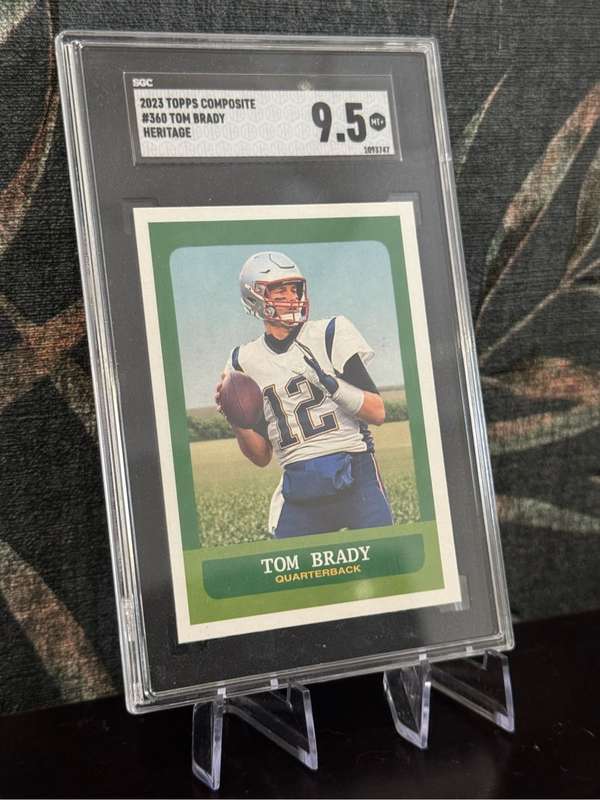2023 - Topps Composite - Tom Brady - Heritage #360 SGC 9.5 Grading