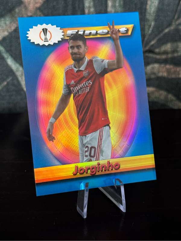 2022-23 Tops Finest - Jorginho Blue Refractor Flashbacks 40/99