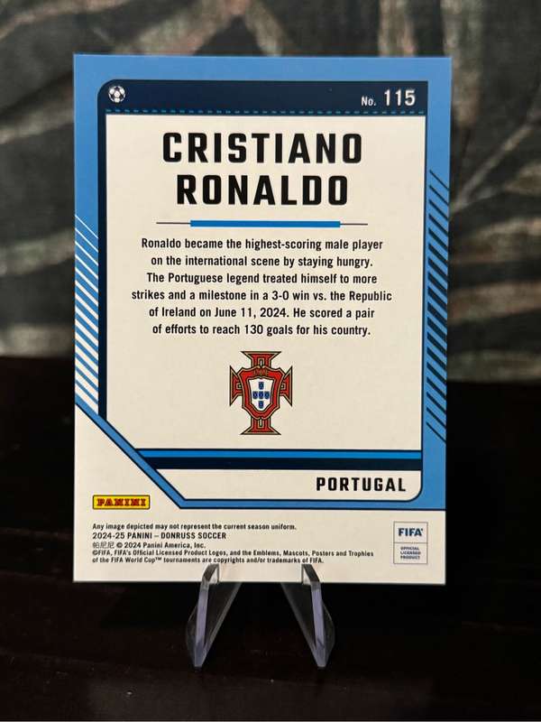 2025 Panini Donruss - Cristiano Ronaldo Silver Foil - Portugal