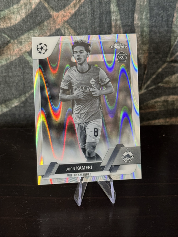 2023 Topps Chrome - Dijon Kameri RC Night Vision Raywave Refractor - FC Salzburg