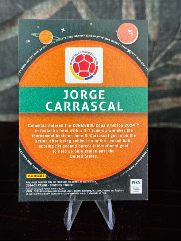 2024-25 Panini Donruss - Jorge Carrascal Zero Gravity - Colombia