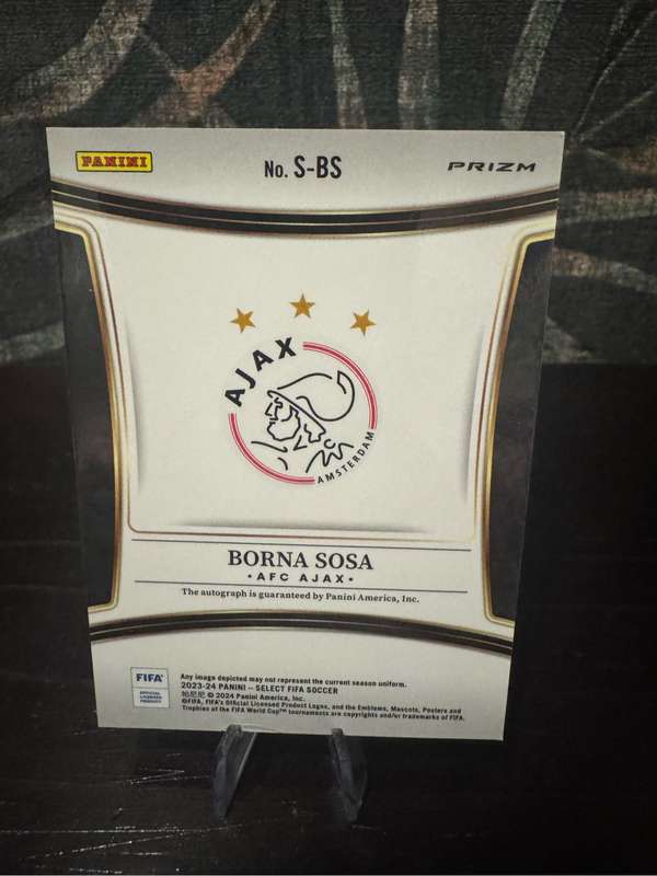 2023-24 Panini Select - Borna Sosa Blue Prizm Auto No. S-BS