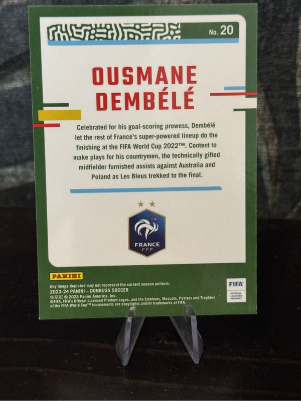 2023-24 Panini Donruss - Ousmane Dembélé Optic - France