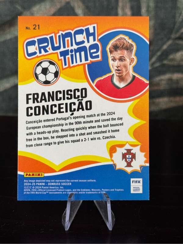 2024-25 Panini Donruss - Francisco Conceição Crunch Time Red & Base - Portugal