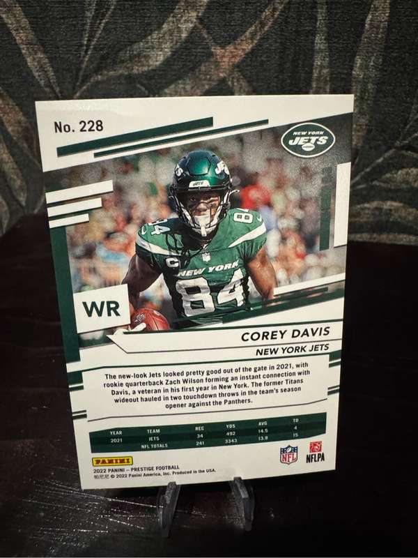 2022 - Panini Prestige - Corey Davis - Xtra Points 140/499