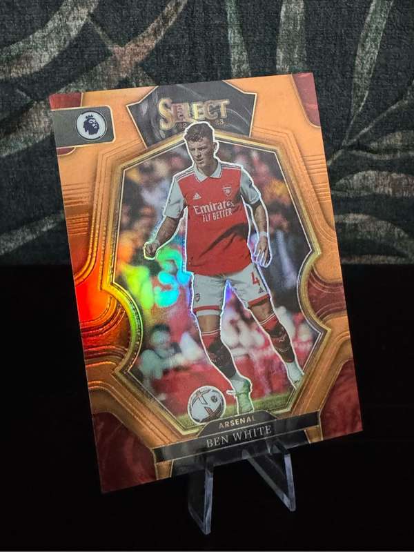 2022-23 Panini Select - Ben White Mezzanine Orange Prizm 60/75