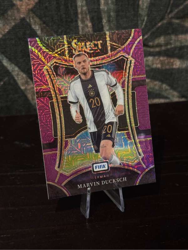 2023-24 Panini Select FIFA - Purple Mojo Bundle (Tchouameni, Saka, Ducksch & Martinelli)