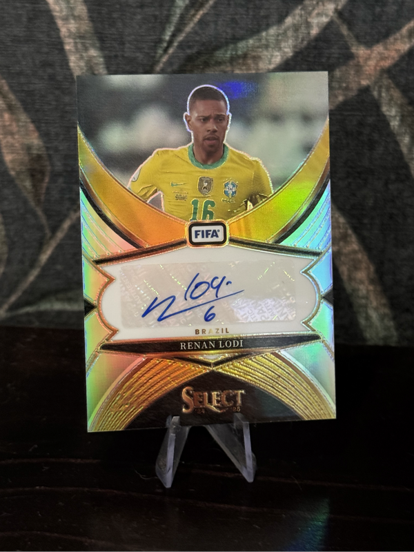 2024-25 Panini Select - Renan Lodi Silver Prizm AUTO - Brazil