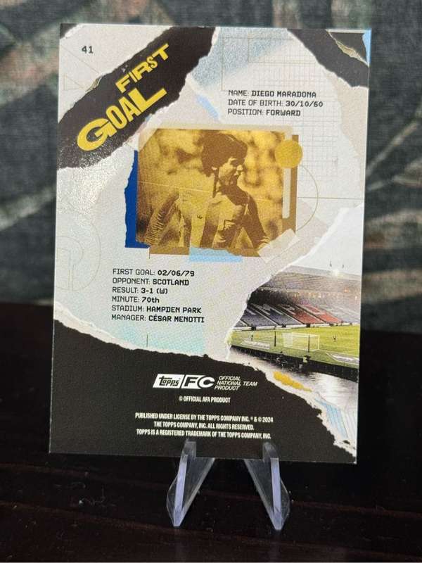 2024 Topps - Diego Maradona Team Set First Goal - Argentina