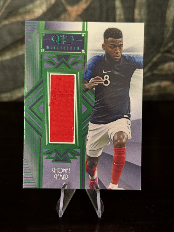 2024 Futera Unique - Thomas Lemar Trio Midfielder Match-Worn Patch 07/15 - France
