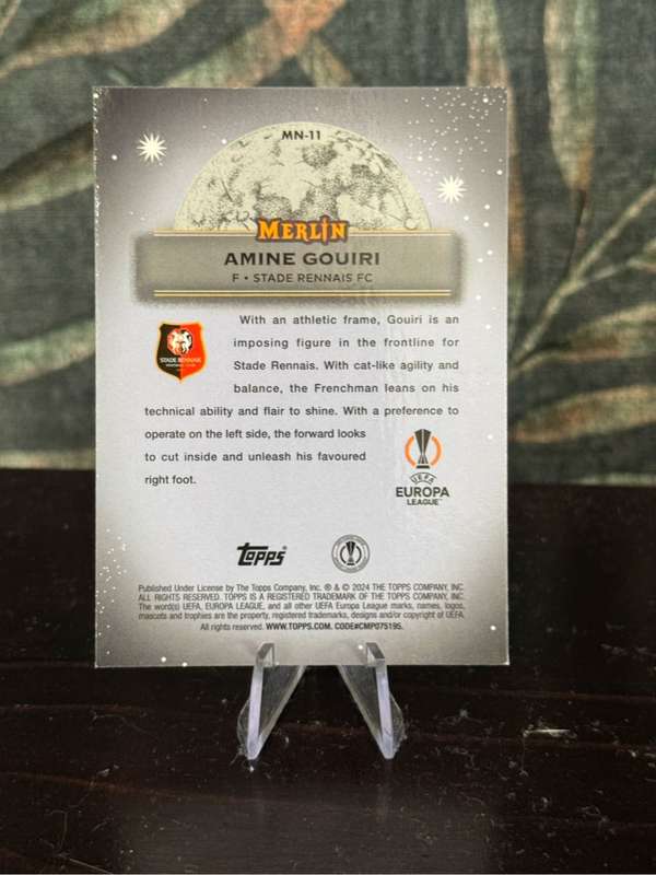 2024 Topps Merlin - Amine Gouiri Mystic Nights - Stade Rennais