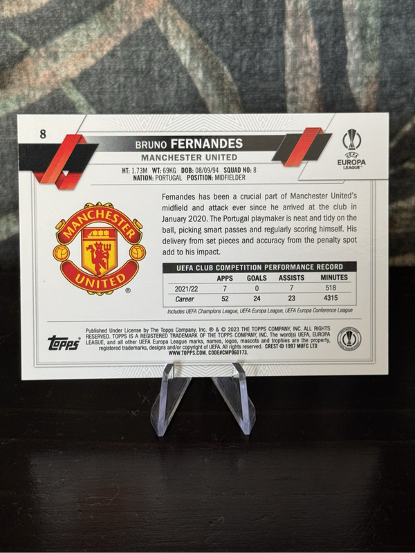 2023 Topps Chrome - Bruno Fernandes - Man United